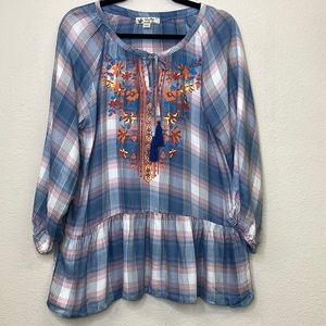 Unity World Wear Tunic Top Size Small